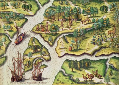 The French Arrive at Port Royal, from 